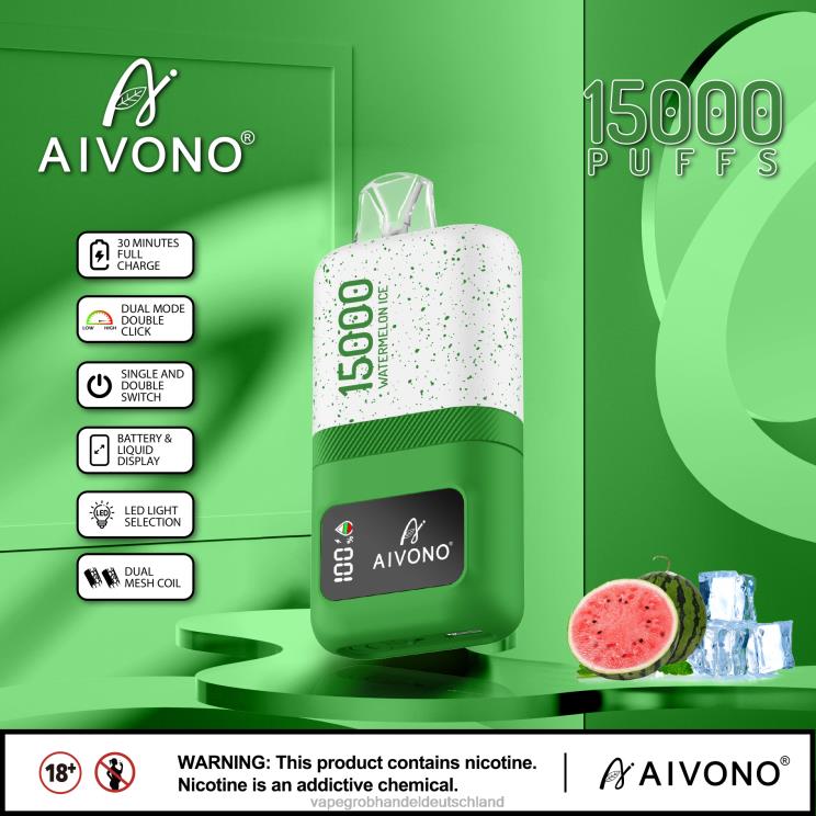 Elektronische Zigarette Wholesale - Aivono AIM magic 15000 Wassermeloneneis 4X2N870