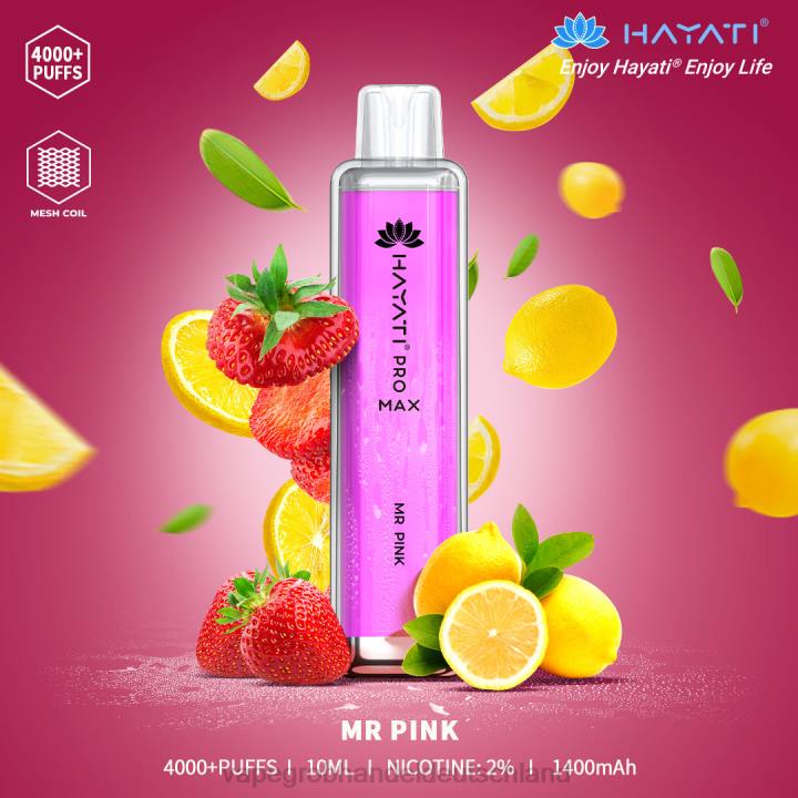 dampfen Deutschland | LLL2189 Herr Pink Hayati Pro Max 4000