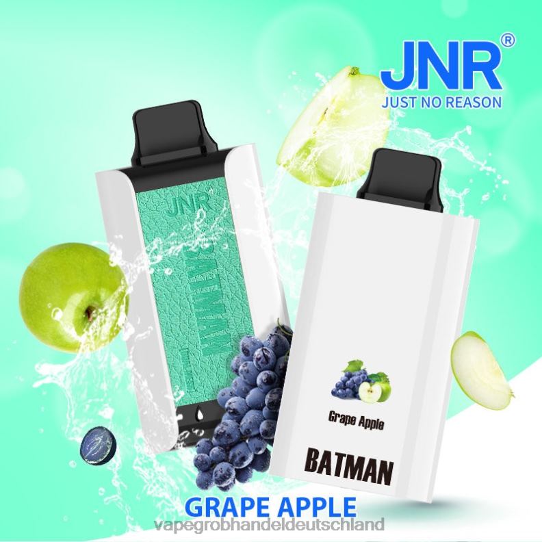 Vape Großhandel 12000 - JNR BATMAN 11000 Traubenapfel L08JF2