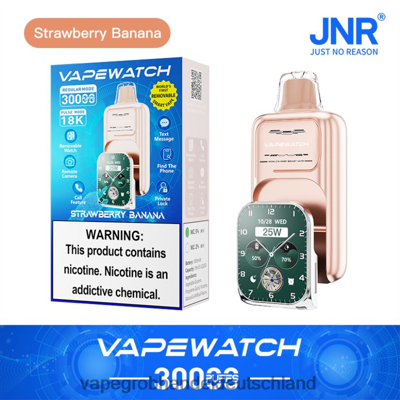 JNR Vape-Uhr Erdbeerbanane 6808RP7 | Vape Großhandel Randm