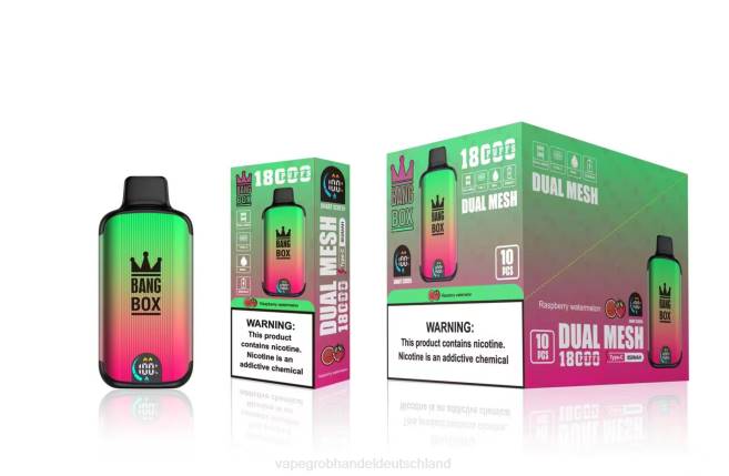 Bang Box 18000 Züge Himbeer-Wassermelone - Vape Ελλαδα PXXP97