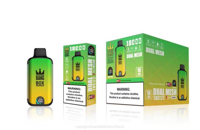 Bang Box 18000 Züge Mango-Pfirsich-Wassermelone - Ηλεκτρονικο Τσιγαρο Χωρισ Πισσα Και Νικοτινη PXXP89