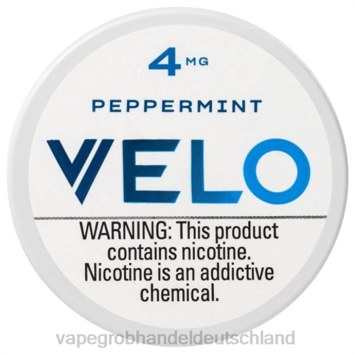 vape großhandel Deutschland | LLL241 Pfefferminze VELO Nikotinbeutel 4 mg