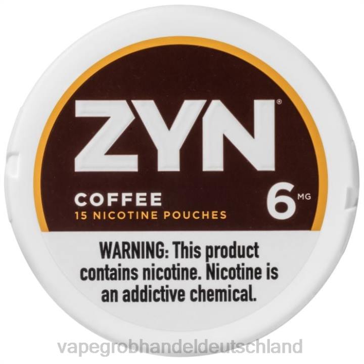 vape großhandel 12002 | LLL222 Kaffee ZYN Nikotinbeutel 6 mg